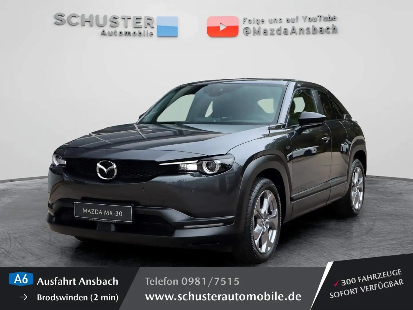 Mazda MX-30 Prime-Line 35,5 kWh Navi/Klima/LED/Kamera Gris - 1