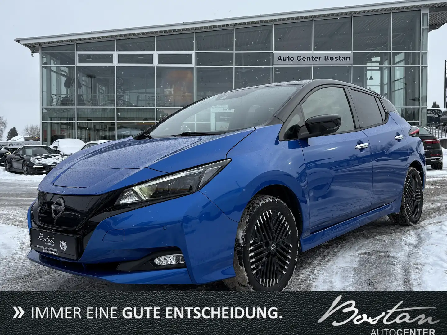 Nissan Leaf e+ Tekna 360°/NAVI/DAB/SHZ/ACC/KEYLESS/BOSE Bleu - 1