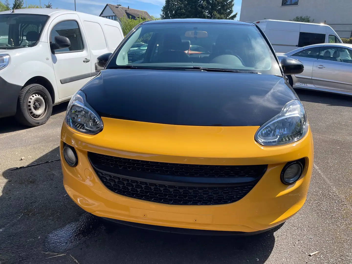 Opel Adam Black Jack ecoFlex Klima Alu Teilleder Orange - 1