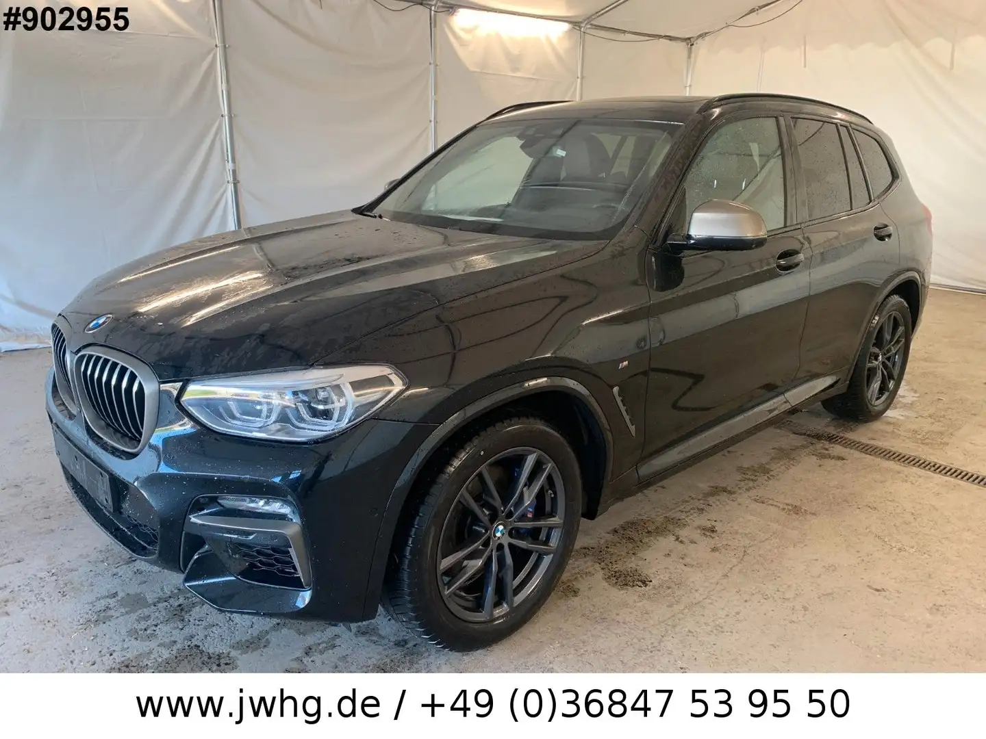 BMW X3 M d DRIVING ASS+/LED+/HUD/360°KAM/PANO Noir - 1