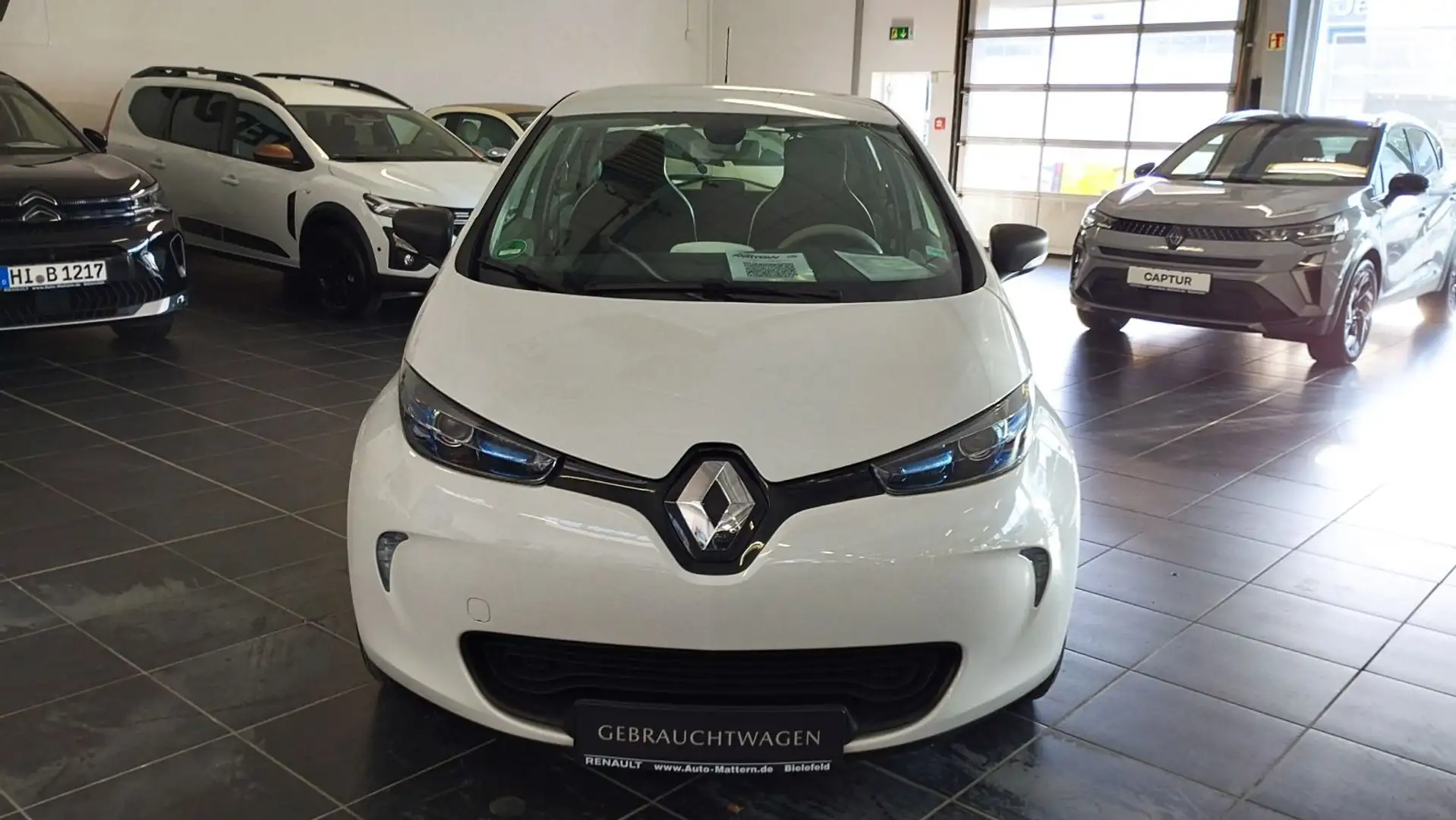 Renault ZOE Zoe R110 Z.E. 40 Mietbatterie BlackDeal Wit - 2