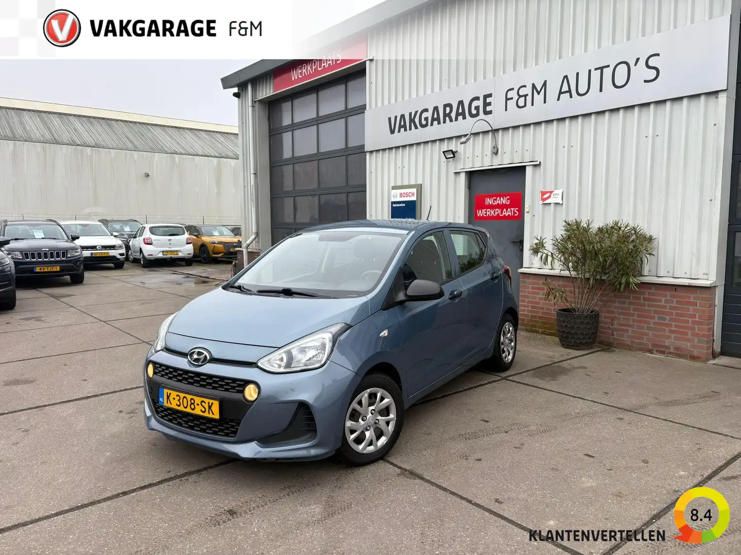 Hyundai i10 1.0i i-Motion Comfort Airco Bleu - 1