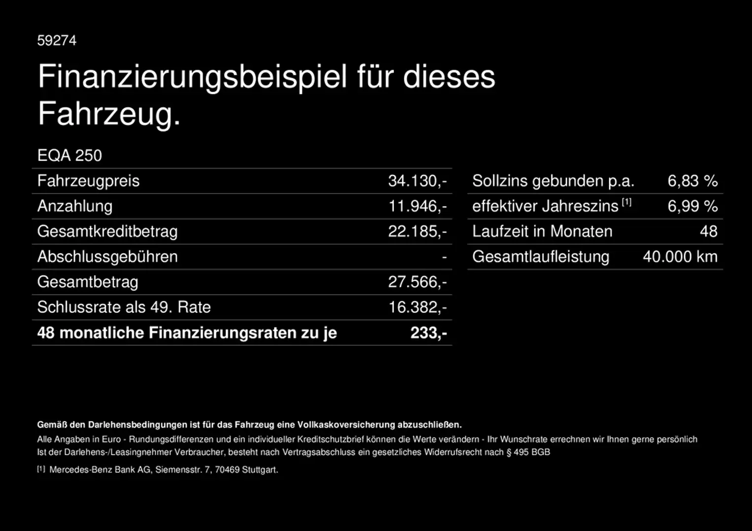 Mercedes-Benz EQA 250 Progressive Rückfahrkamera Ambiente LED Weiß - 2
