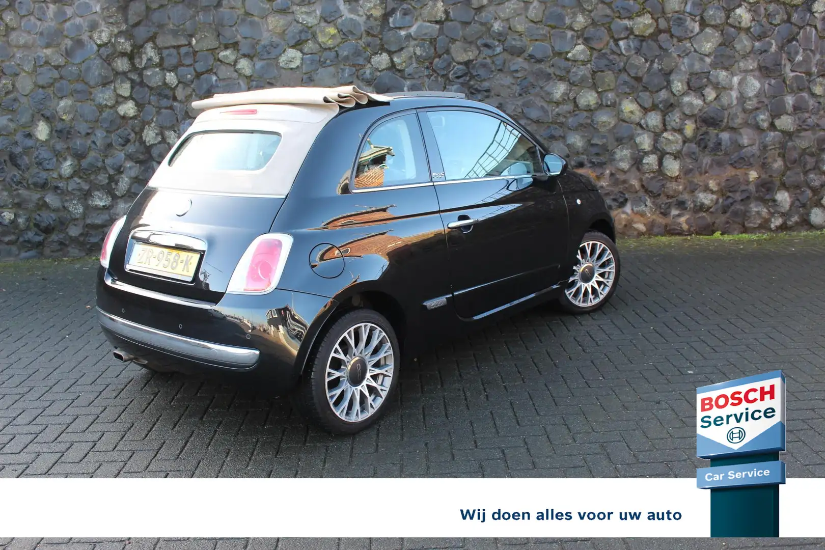 Fiat 500C 1.2 Rock Cabrio Leder Navi Parkdistance blue tooth Nero - 2