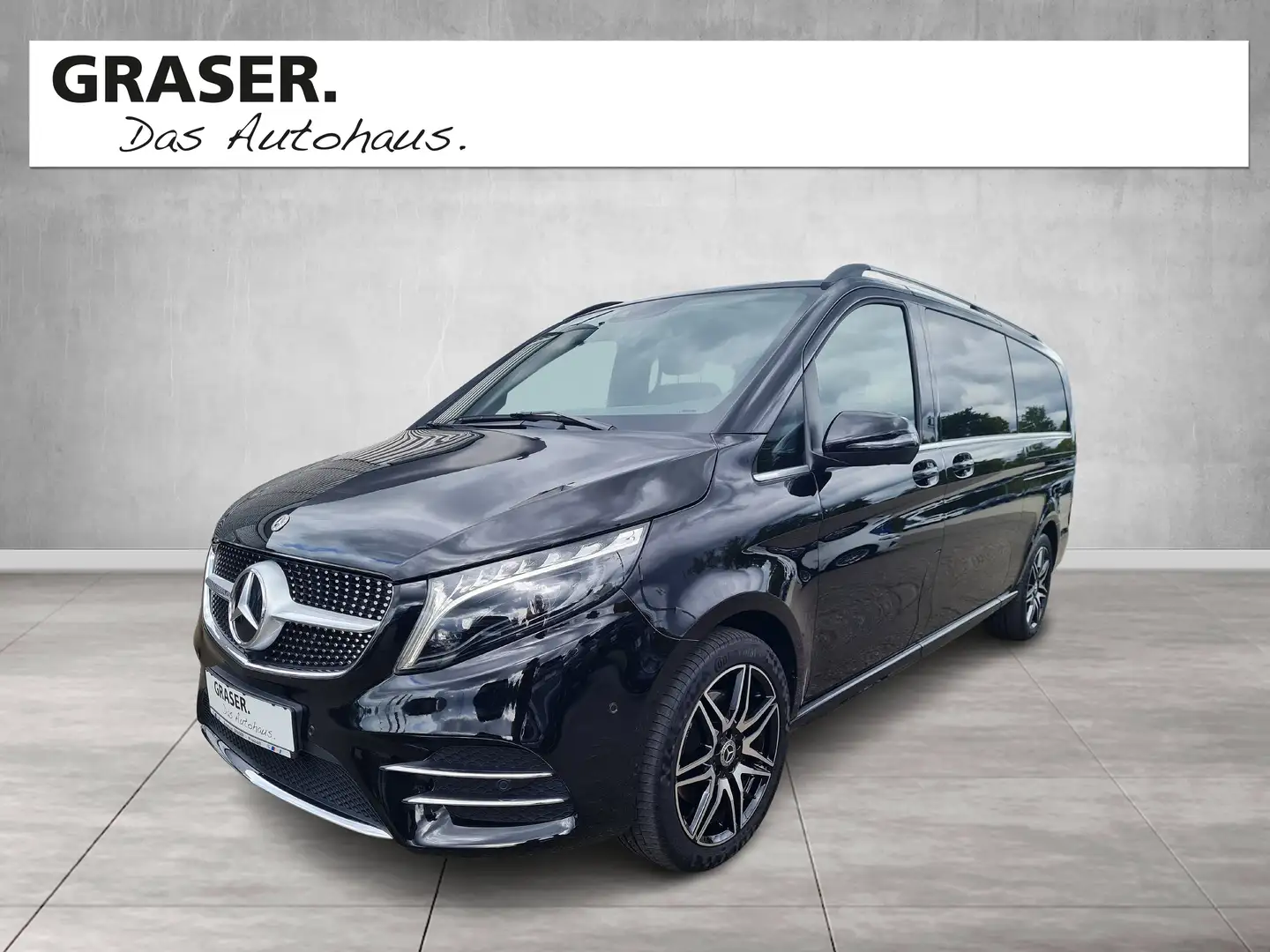 Mercedes-Benz V 300 d AMG LINE 4MATIC EXTRALANG AHK Schwarz - 1
