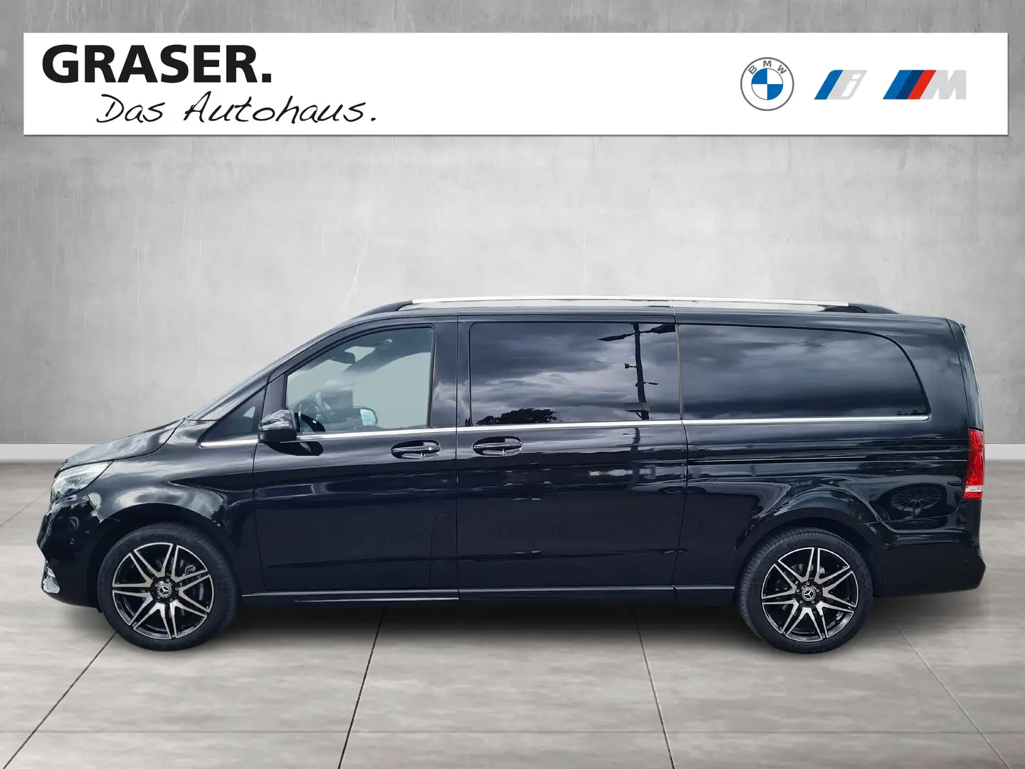Mercedes-Benz V 300 d AMG LINE 4MATIC EXTRALANG AHK Schwarz - 2