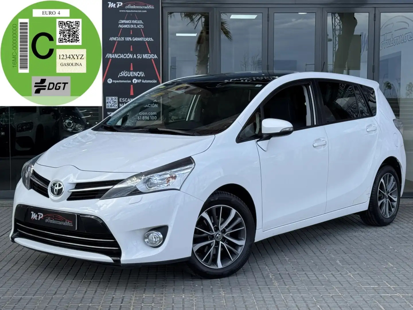 Toyota Verso 115D Advance 5pl. Blanco - 1