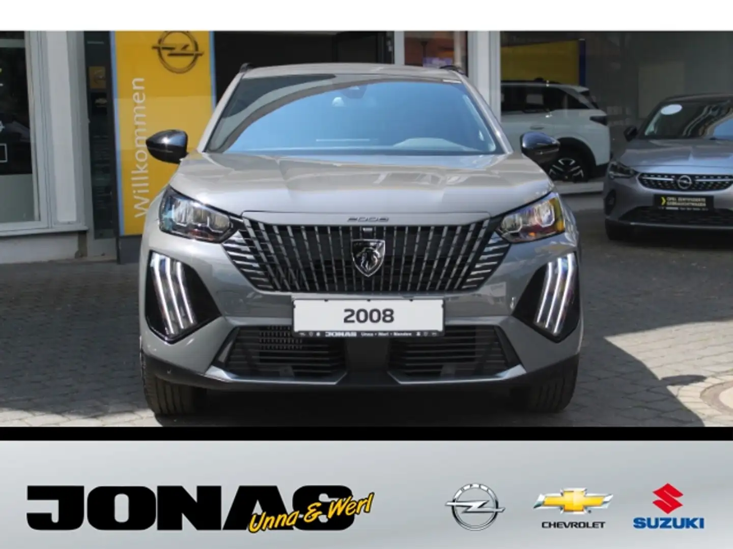 Peugeot 2008 1.2  ALLURE HYBRID 145, Kamera mit 360, AHK Grau - 2