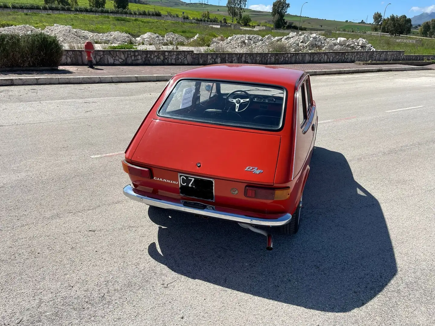 Fiat 127 giannini 127np Pomarańczowy - 2