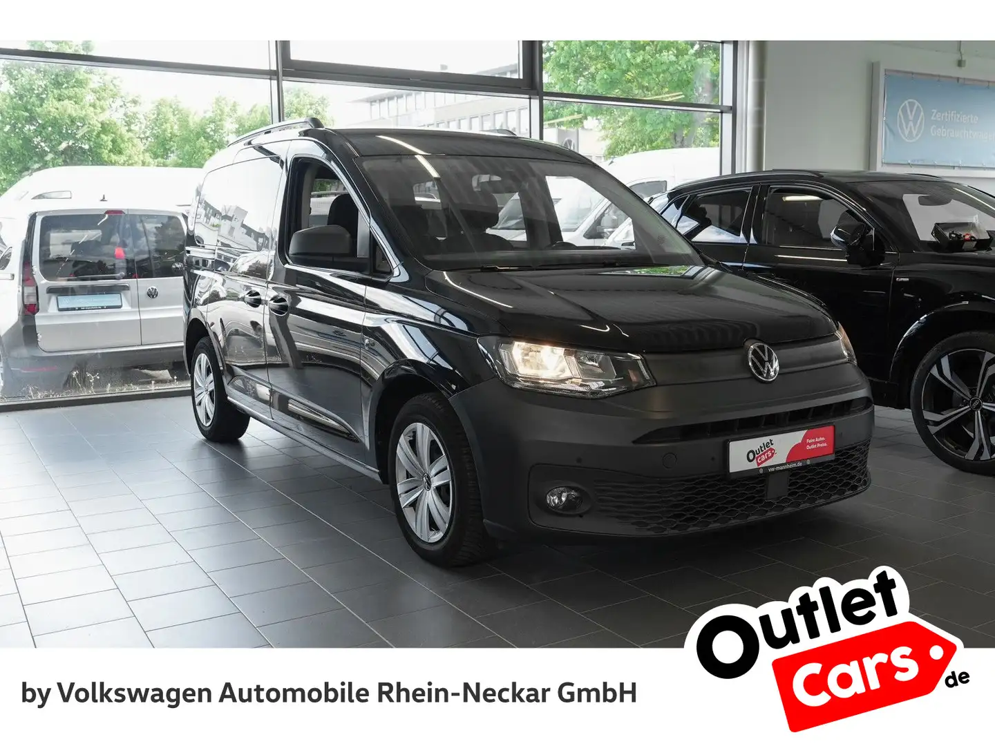 Volkswagen Caddy 2.0 TDI Klima PDC Navi ACC 5-Sitzer Zwart - 2