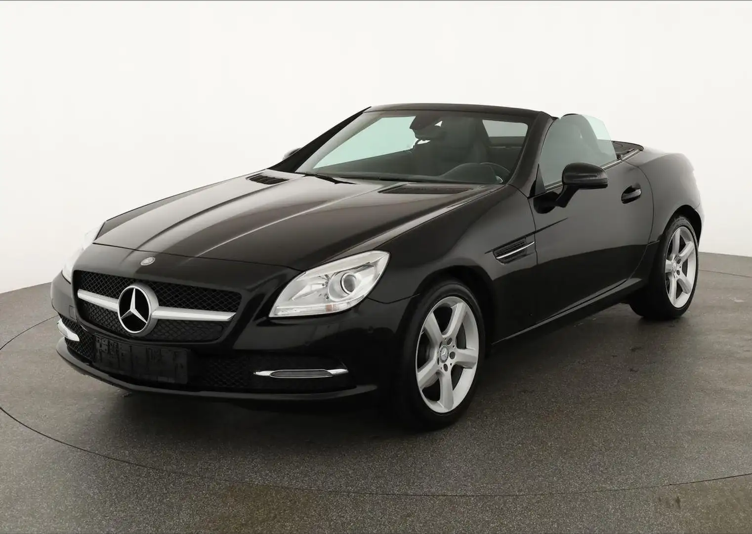 Mercedes-Benz SLK 200 Roadster, Leder, Navi, Xenon, 1. Hand, Winter Zwart - 2