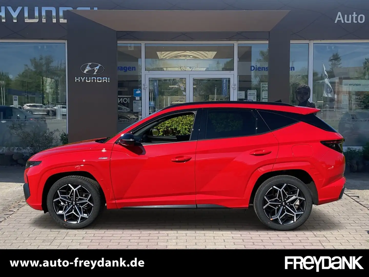 Hyundai TUCSON 1.6 T-GDI 150PS (+48V) 7-DCT 2WD N LINE MJ23 Sitz- Rot - 2