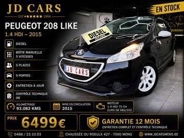 208 1.4 HDI LIKE 93.000KM‼️GARANTIE 1 AN CTOK‼️