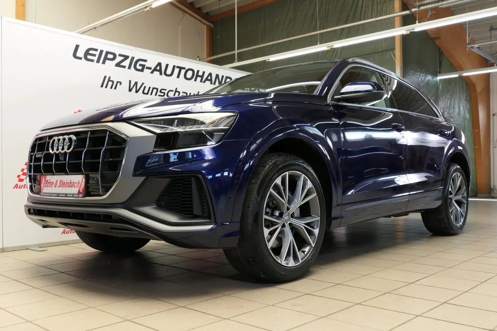 Audi Q8 TDI quattro S-Line*LED-Matrix*Luft*STHZ*AHK* Bleu - 1