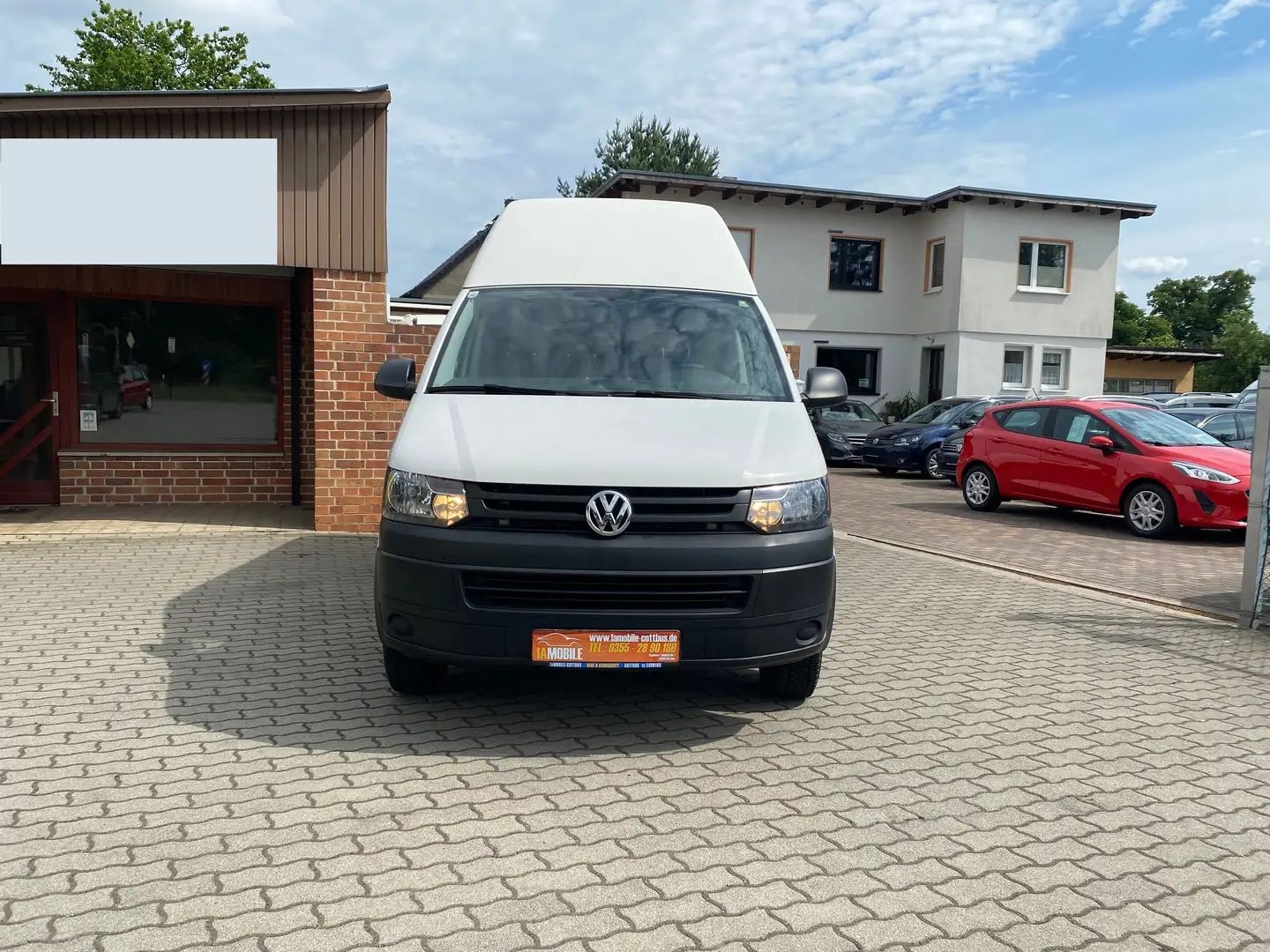 Volkswagen T5 Transporter Kasten-Hochdach " lang " - ZV - Klima !!! Weiß - 1
