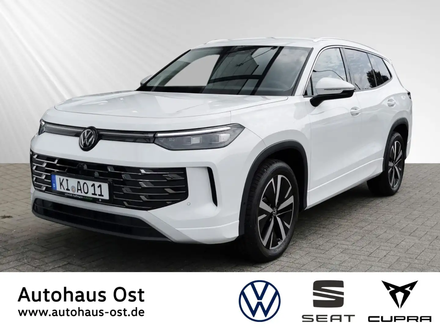 Volkswagen Tayron Elegance 1,5 eTSI DSG Klima Navi Rückfahrkamera Weiß - 1