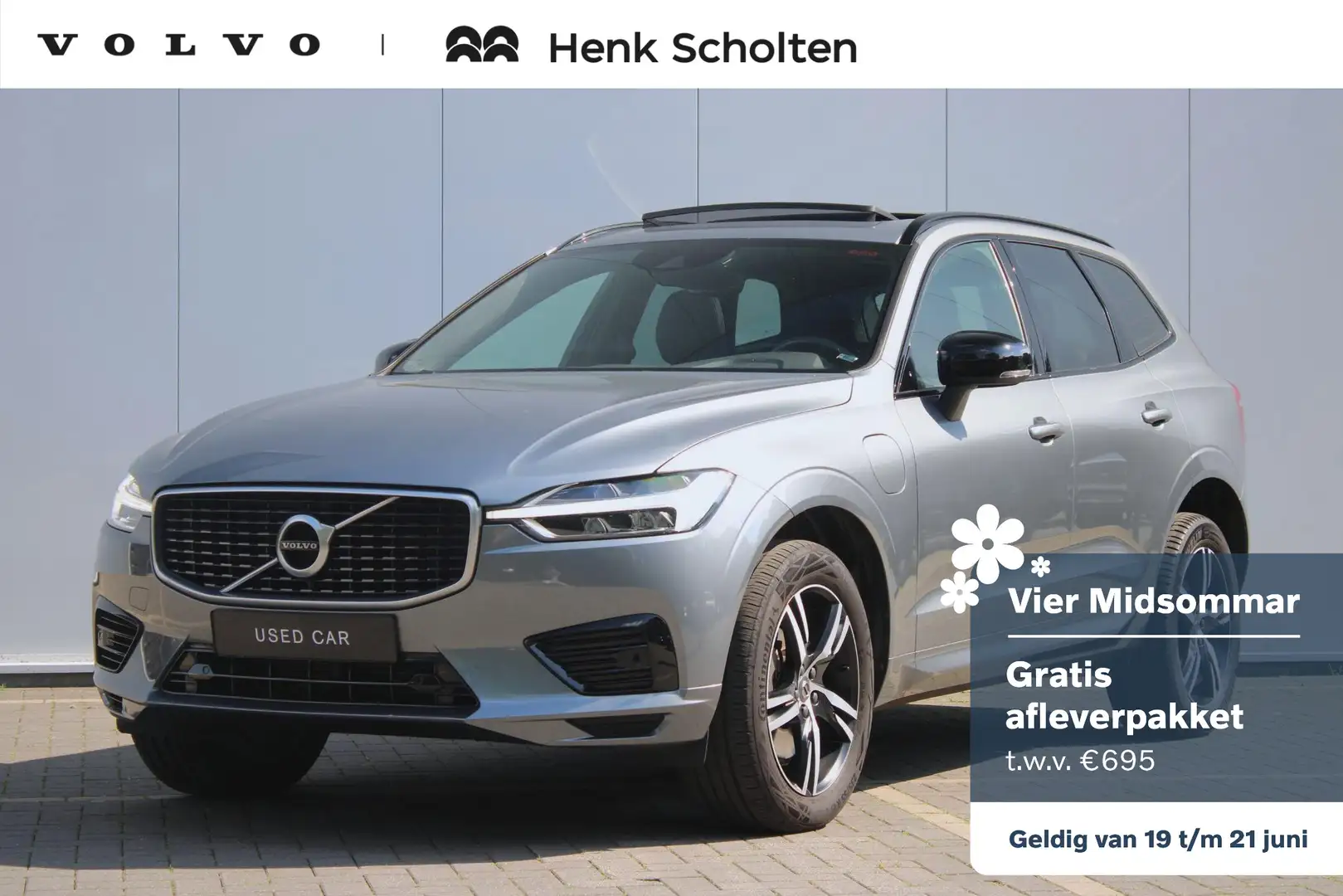 Volvo XC60 T8 390PK AUT8 AWD R-Design | Luchtvering | Adaptiv Grijs - 1