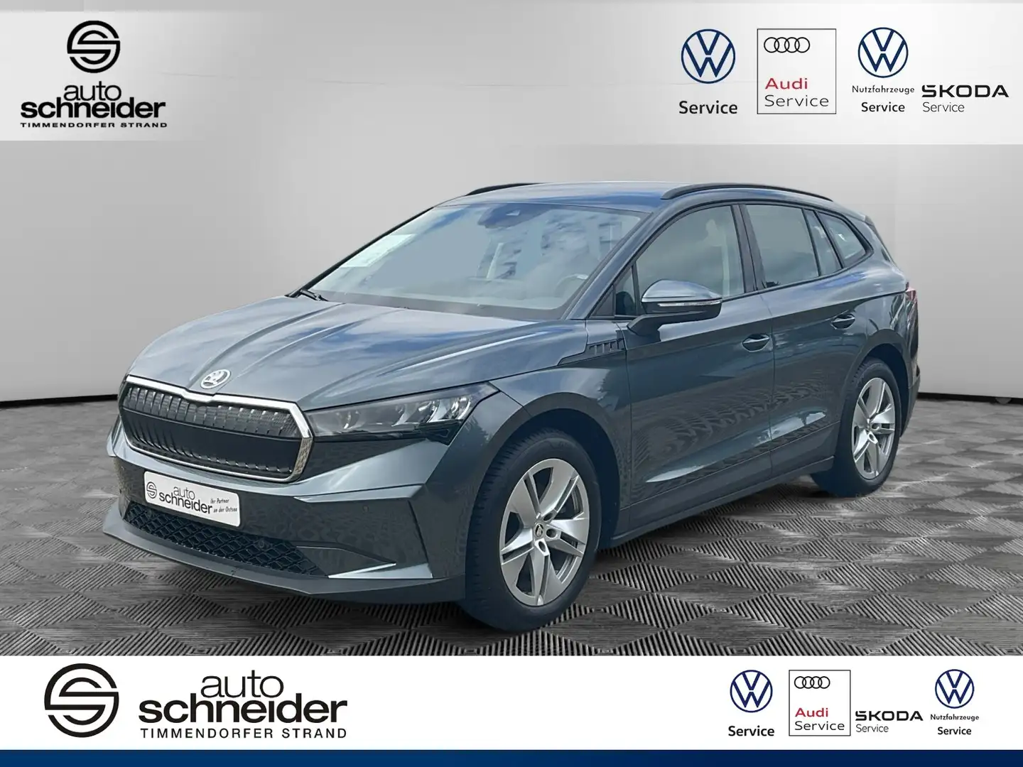 Skoda Enyaq Enyaq iV60 Loft Climatr Spurhalte Rückfahrk LED Grau - 1