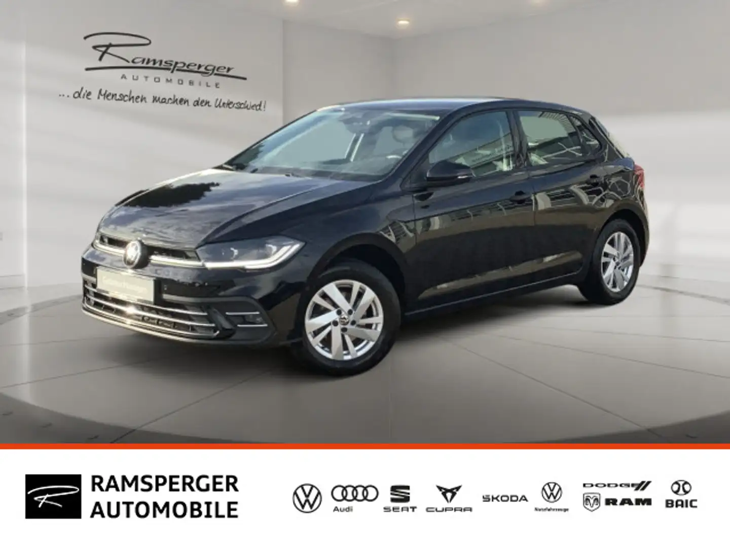 Volkswagen Polo Style 1,0 l TSI OPF 81 kW (110 PS) 7-Gang-D Schwarz - 1