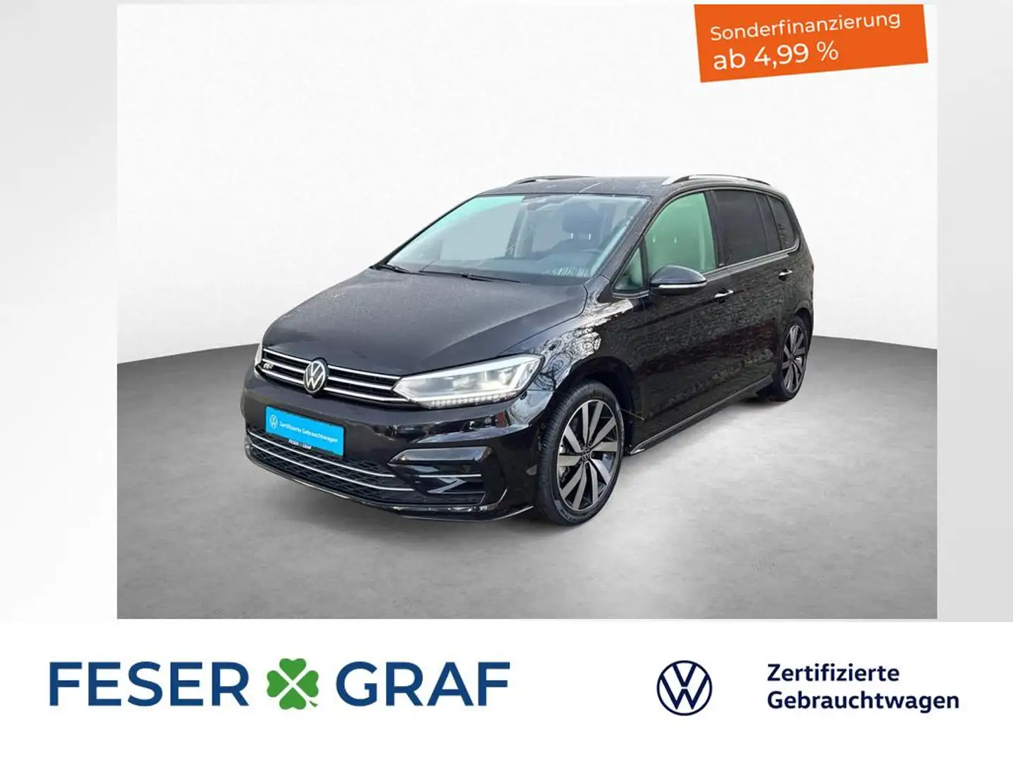 Volkswagen Touran MOVE/ R-Line 2.0 TDI 7-DSG KAMERA KESSY LED Schwarz - 1