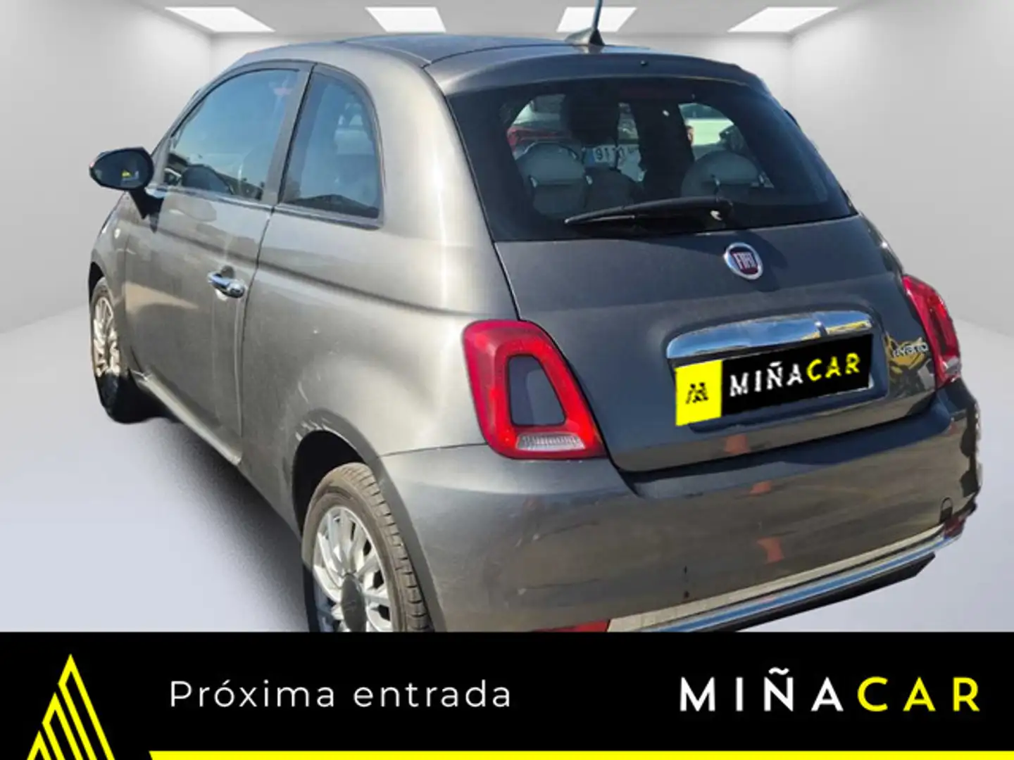 Fiat 500 1.0 Hybrid Dolcevita 52kW Gris - 2