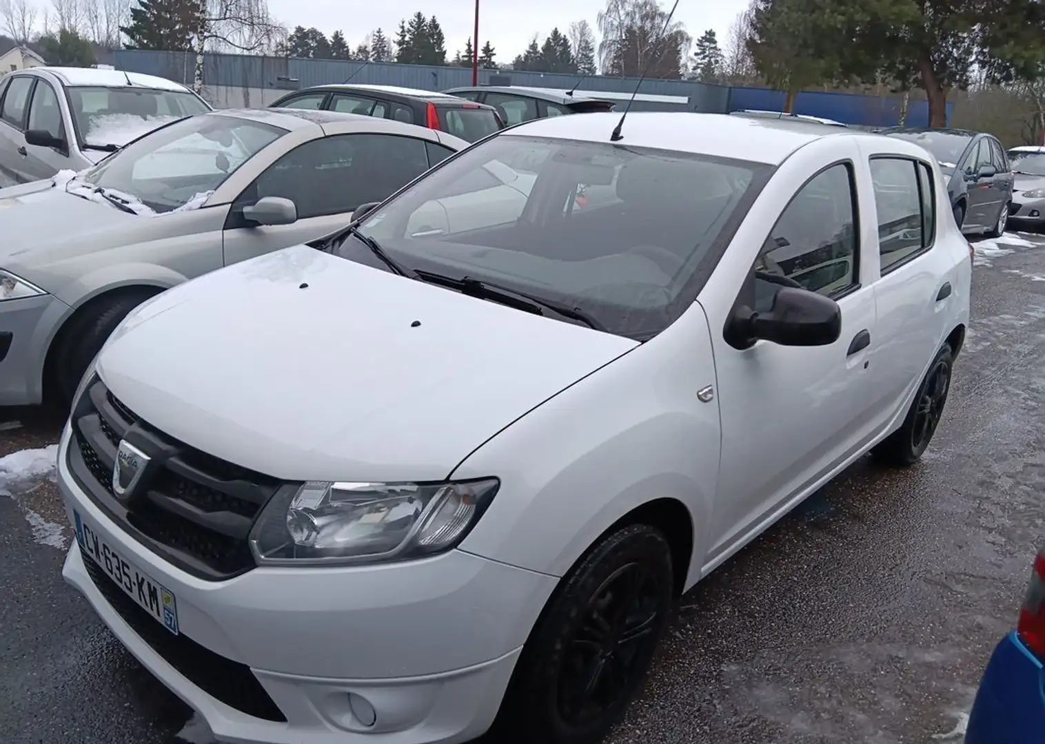 Dacia Sandero Belle 2013 ess gpl tbe ct ok revise reprise Weiß - 1