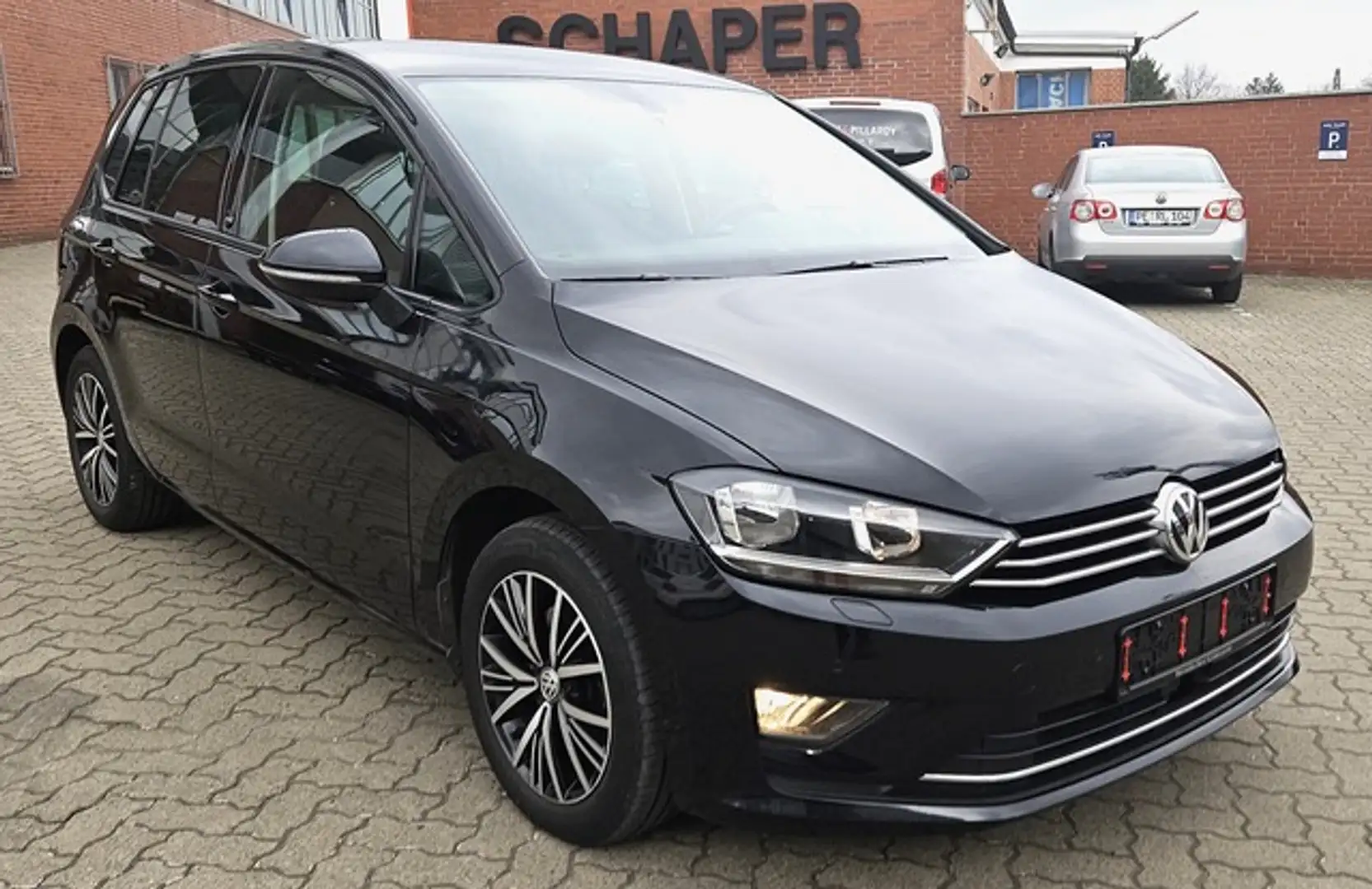 Volkswagen Golf Sportsvan VII Sound, KLIMA, ACC, AHK,1 Hand Zwart - 2