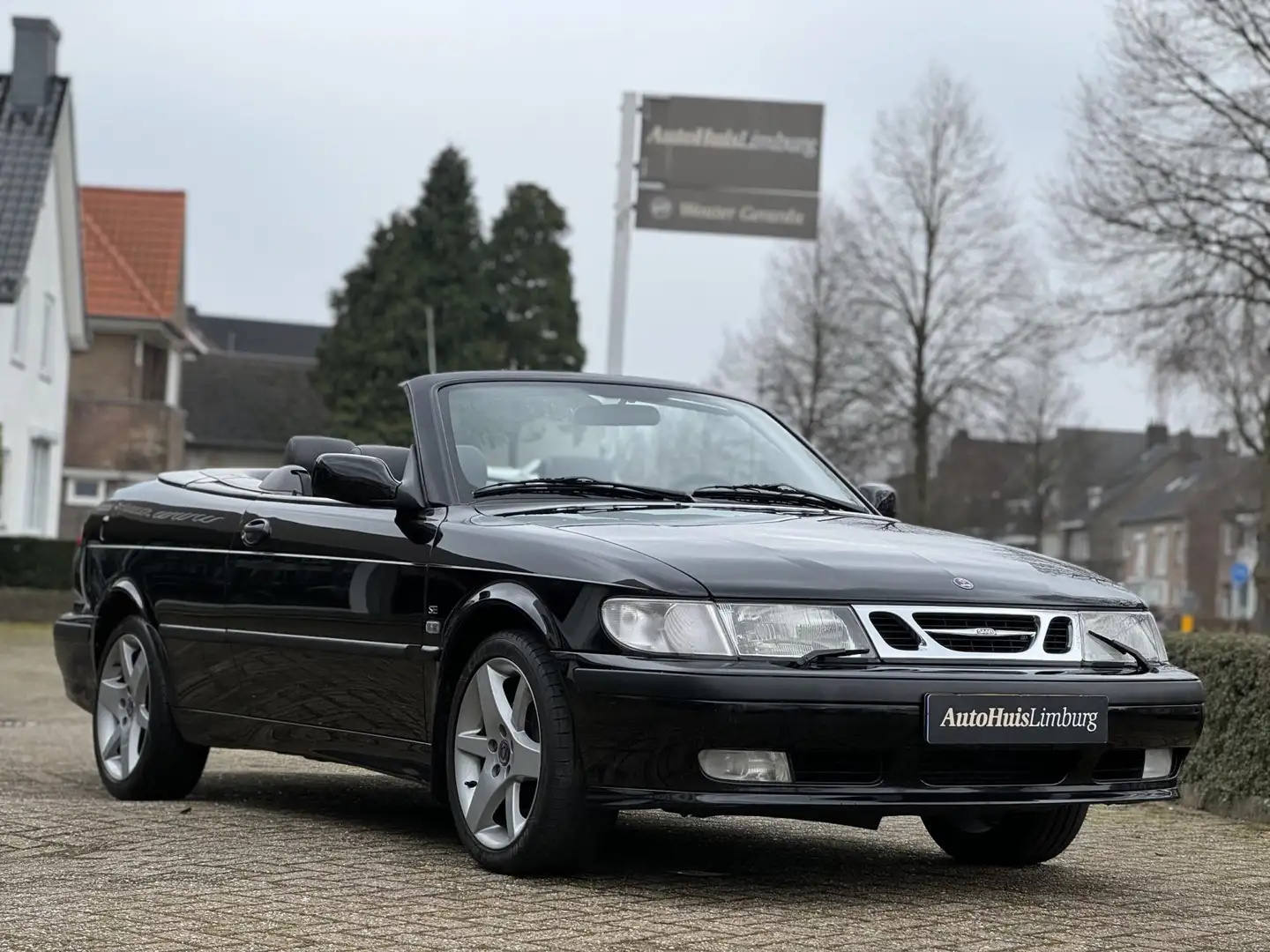 Saab 9-3 Cabrio 2.0 Turbo S|Sublieme staat|Zwart-Zwart|Lede Zwart - 2