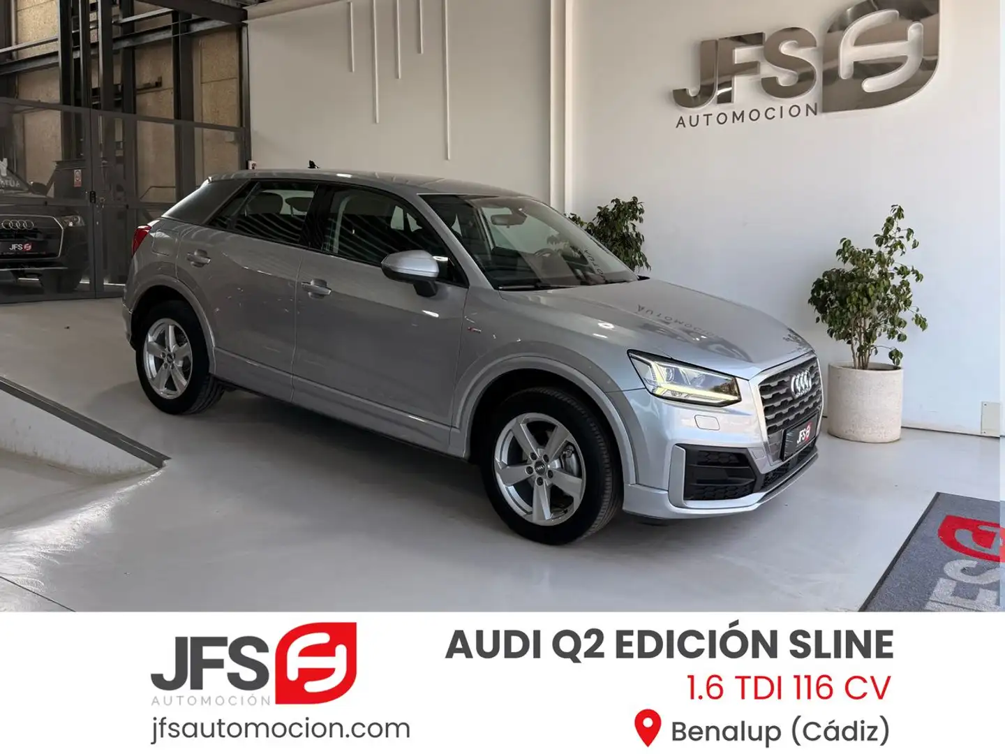 Audi Q2 1.6TDI Sport edition S tronic 85kW Gris - 1