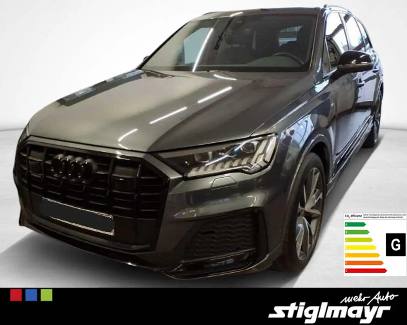 Audi Q7 S-line competition plus 50 TDI ACC+AHK+HD-MATRIX+N Gris - 1