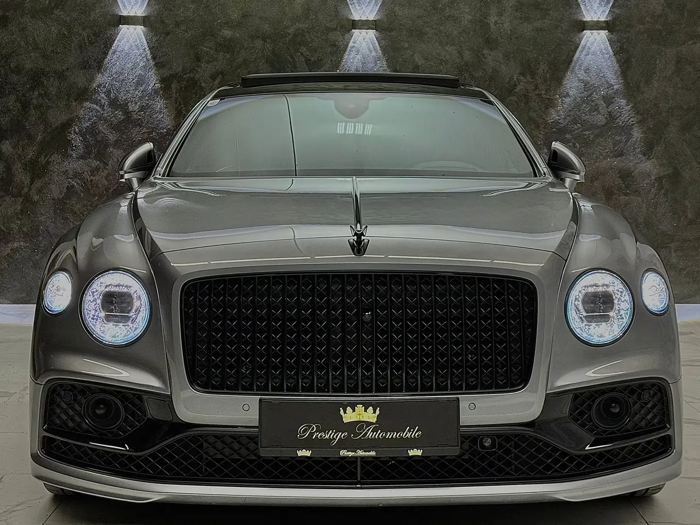Bentley Flying Spur Hybrid V6 544PS *1.BESITZ*MULLINER*LEASINGFÄHIG Šedá - 2