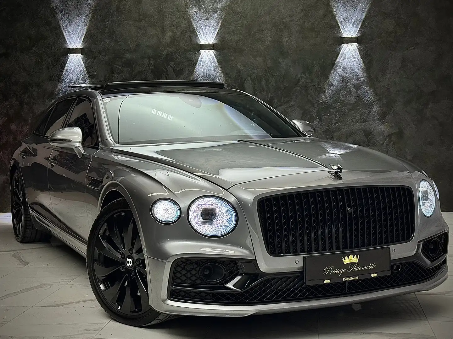 Bentley Flying Spur Hybrid V6 544PS *1.BESITZ*MULLINER*LEASINGFÄHIG Šedá - 1