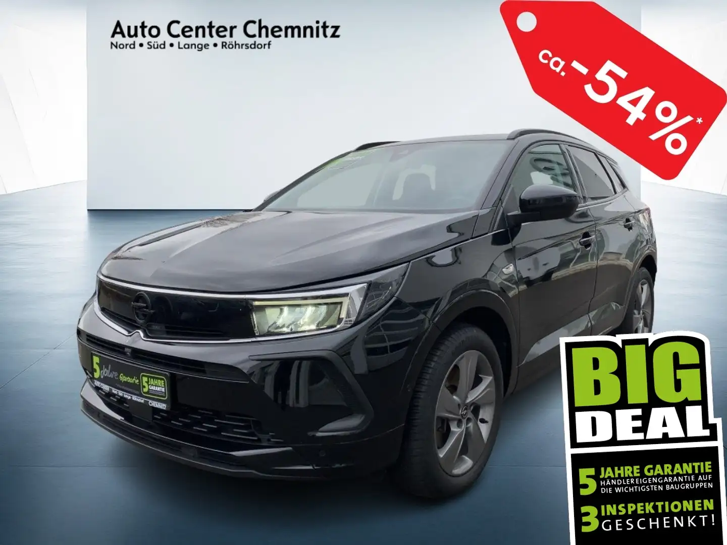 Opel Grandland AT8 Hybrid GS Line Ultimate AHK/LED/360 Zwart - 1