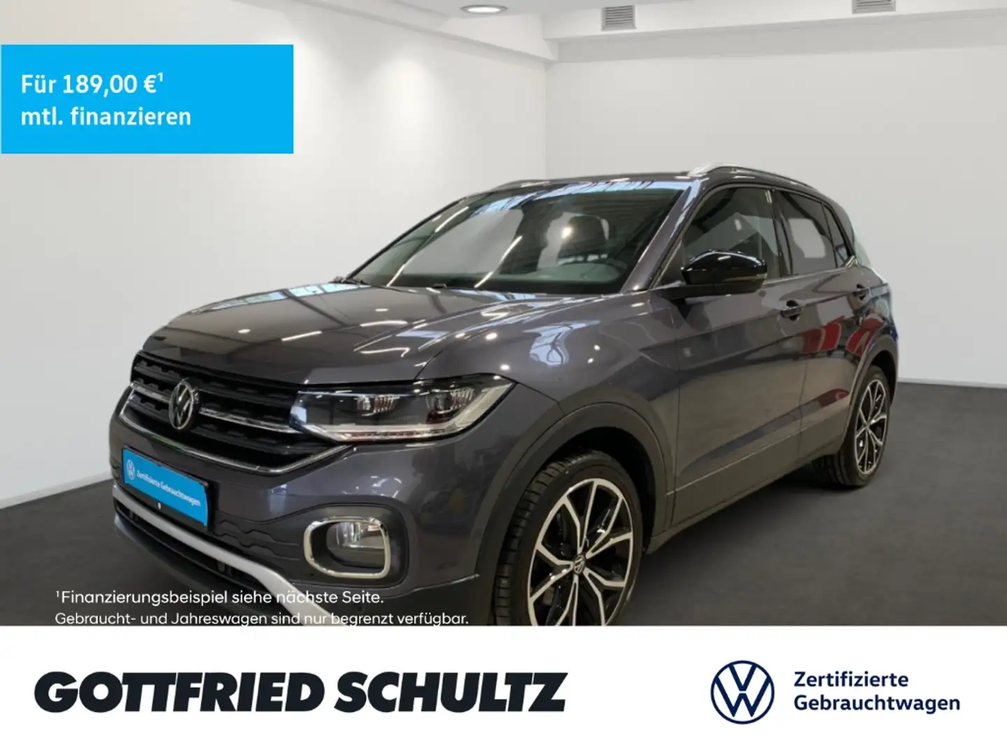 Volkswagen T-Cross STYLE CARPLAY EINPARKHILFE LED SITZHEIZUNG Gris - 1