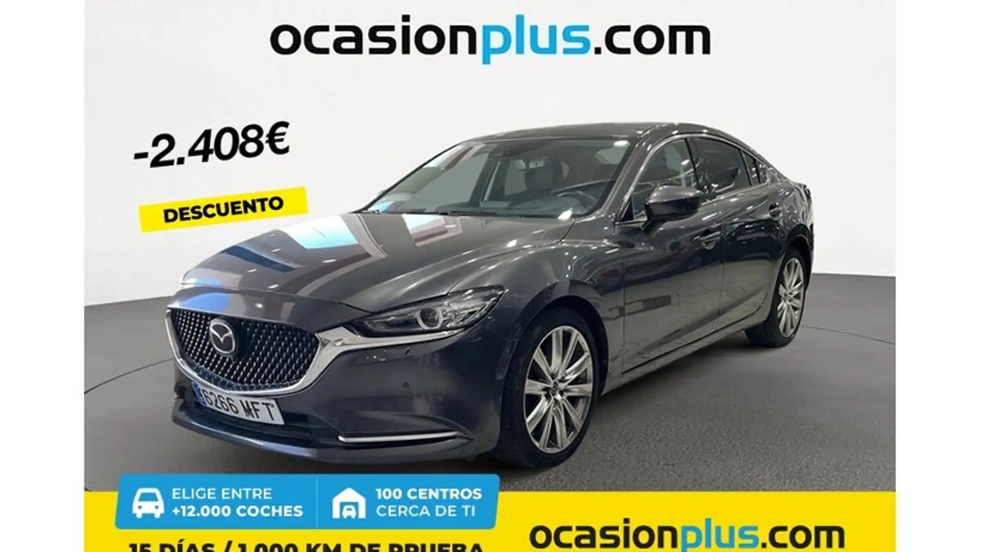 Mazda 6 2.0 Skyactiv-G Exclusive-Line 165 Gris - 1