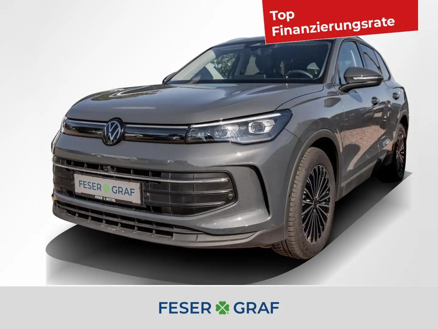 Volkswagen Tiguan 1.5 eTSI Life DSG AHK/Matrix/HUD/AreaView Grau - 1