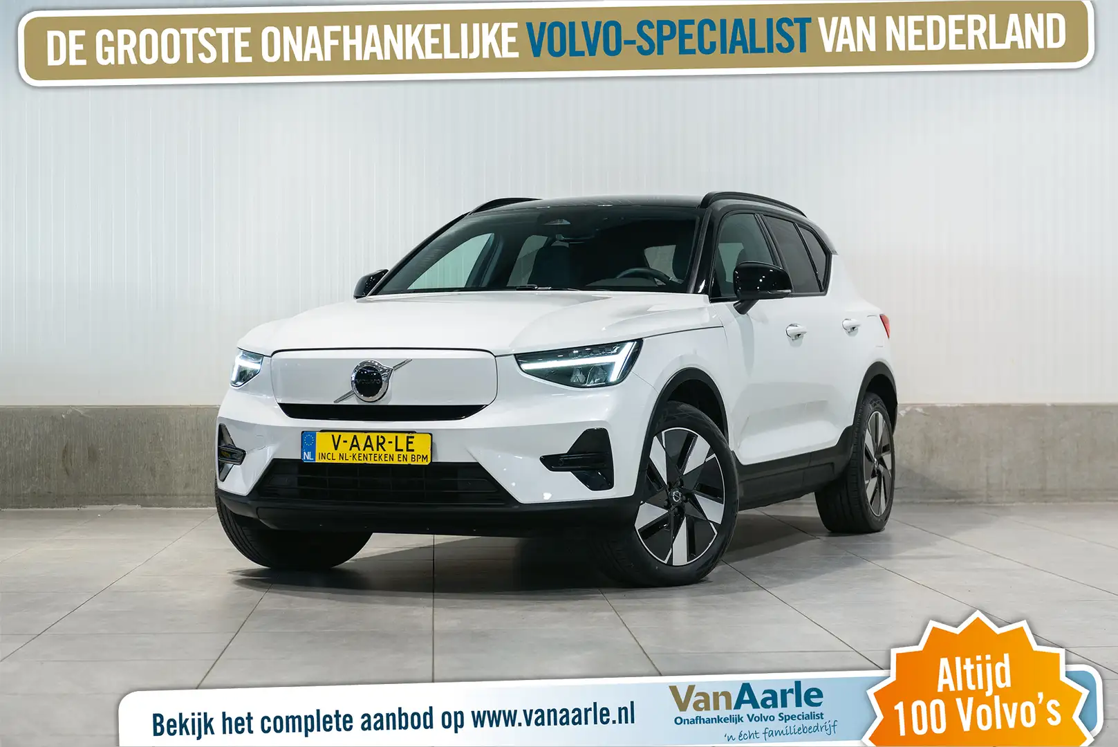 Volvo EX40 Single Motor 82kWh Extended Range Ultra 252pk Blanc - 1