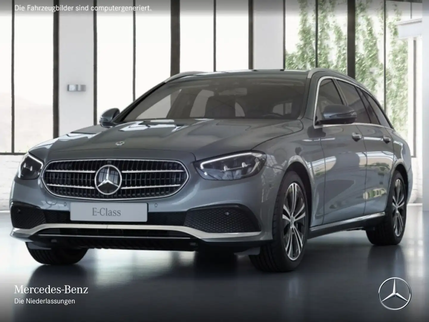 Mercedes-Benz E 400 d T 4M AVANTG+360+AHK+LED+STHZG+FAHRASS+HUD Grau - 2