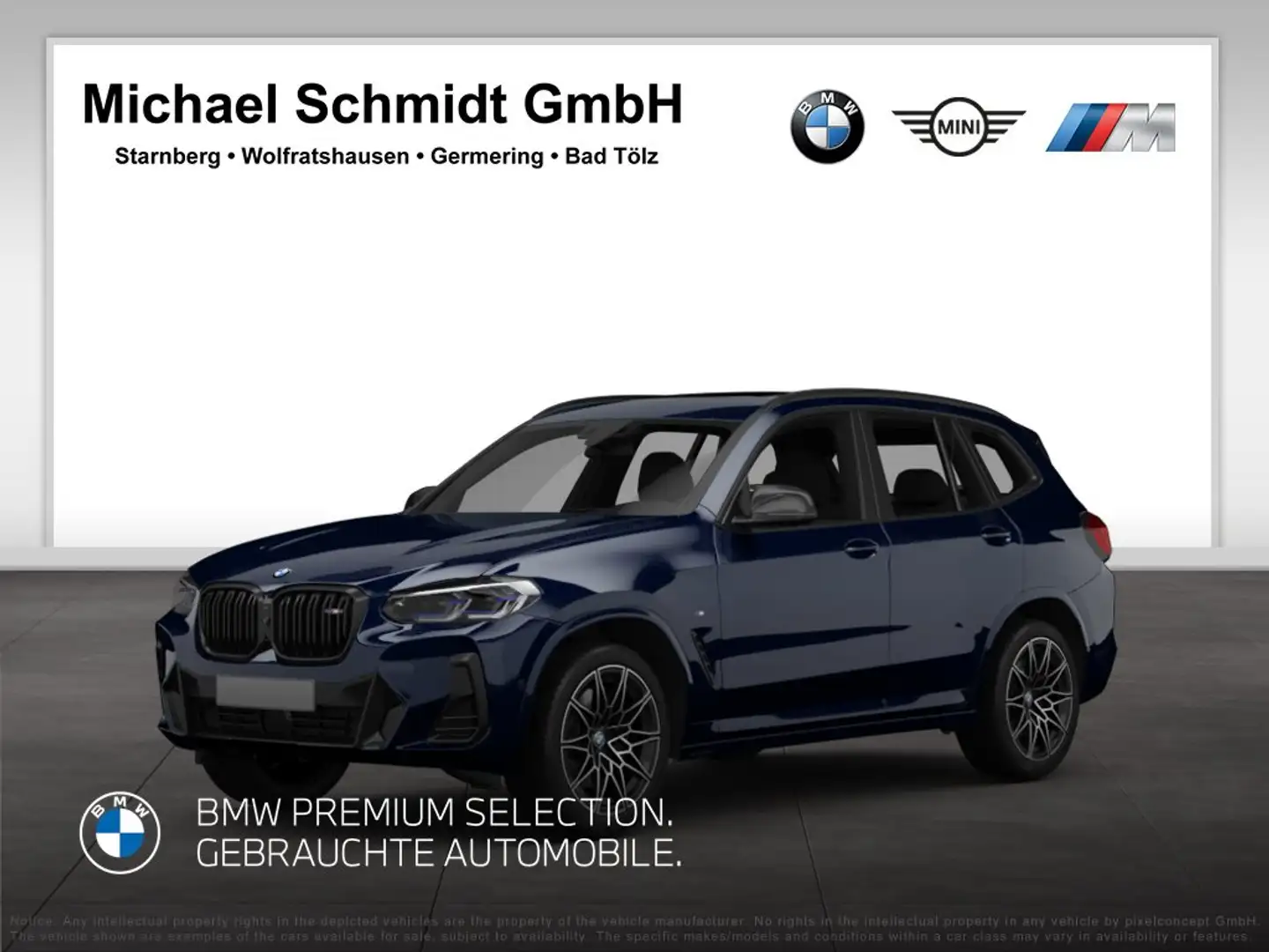BMW X3 xDrive20d *M Sportpaket*HiFi*AHK*Laser*WLAN*DAB* Zwart - 1