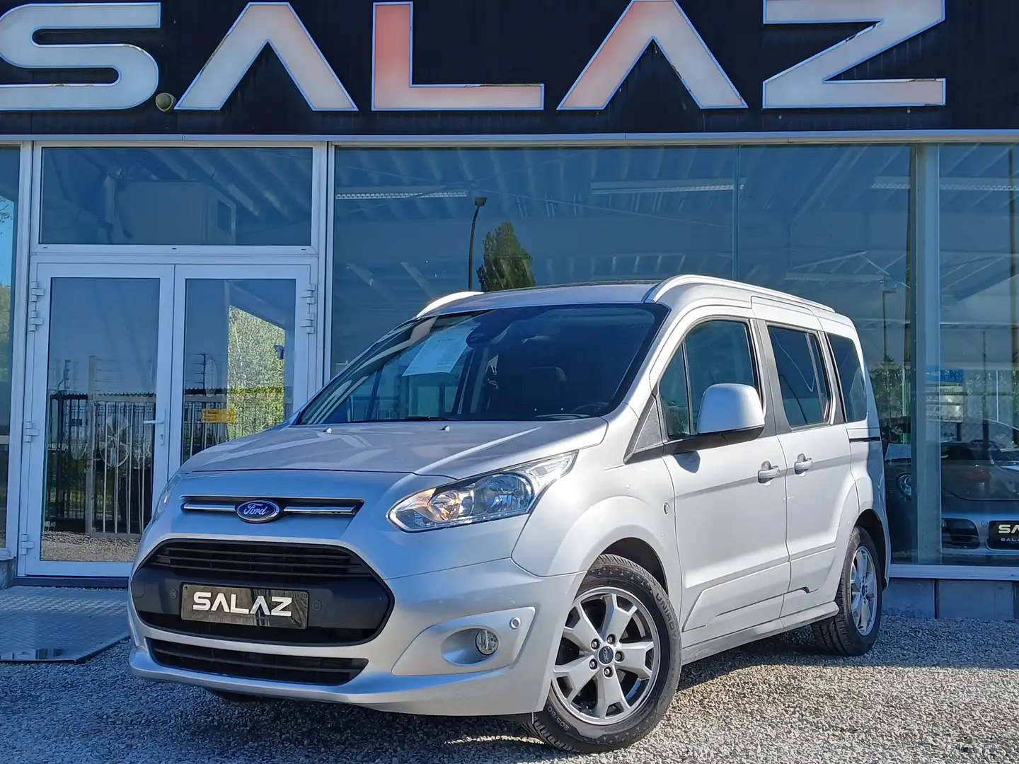 Ford Tourneo Connect LONG / 5 PLACES / NAVI / CARPLAY / TOIT PANO / Argent - 1