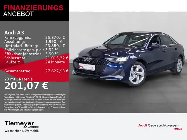 Audi A3 Limo 35 TFSI ADVANCED LM17 SITZHZG PDC