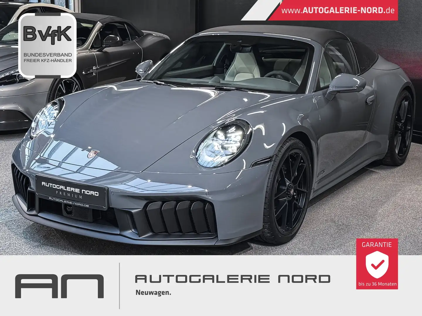 Porsche 992 911 Targa 4 GTS  ACC+HD-Matrix+Carbon+ Grau - 1