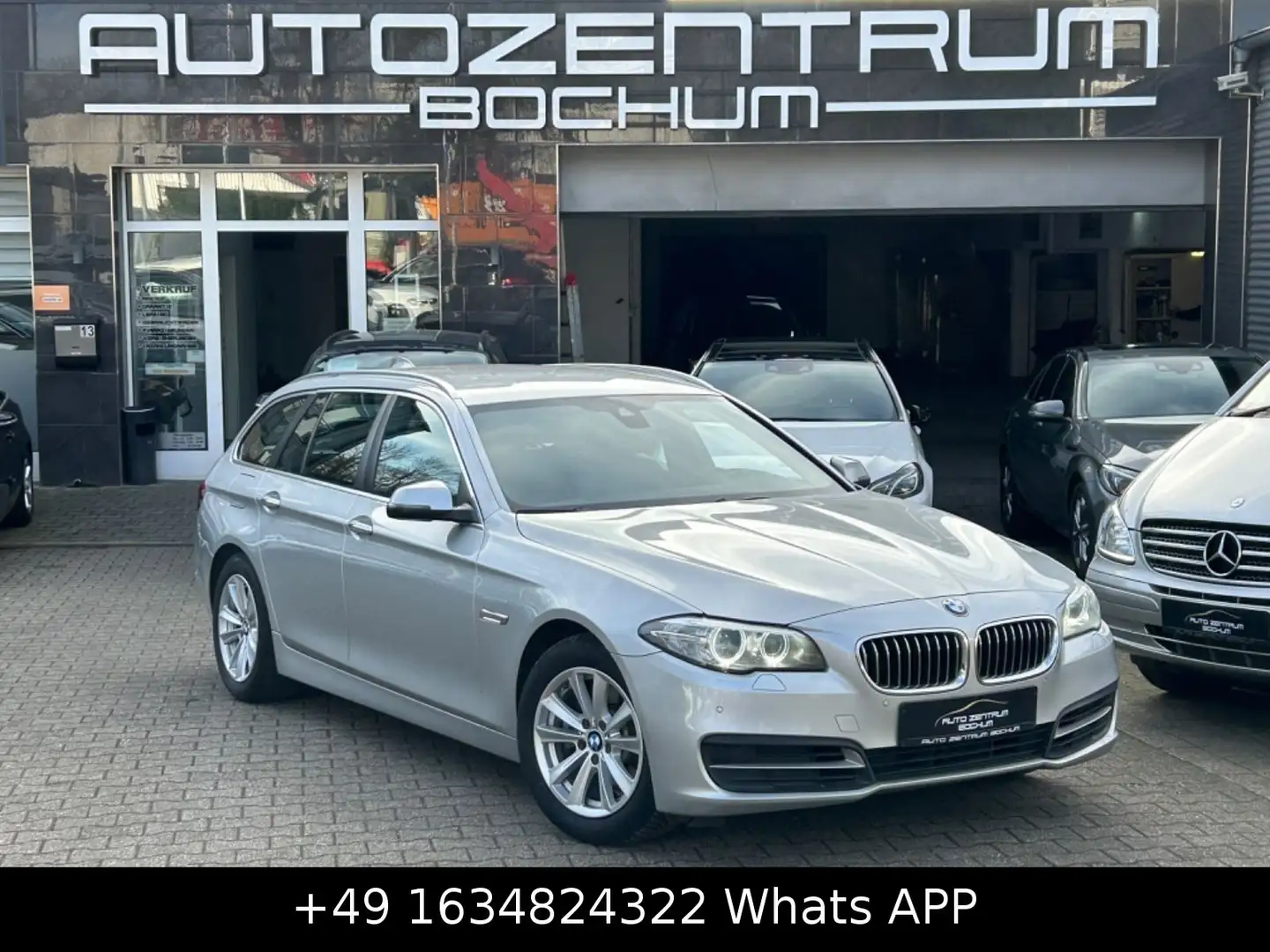 BMW 520 d Touring Leder Navi M-Sportlenkrad Bi-Xenon Silber - 1