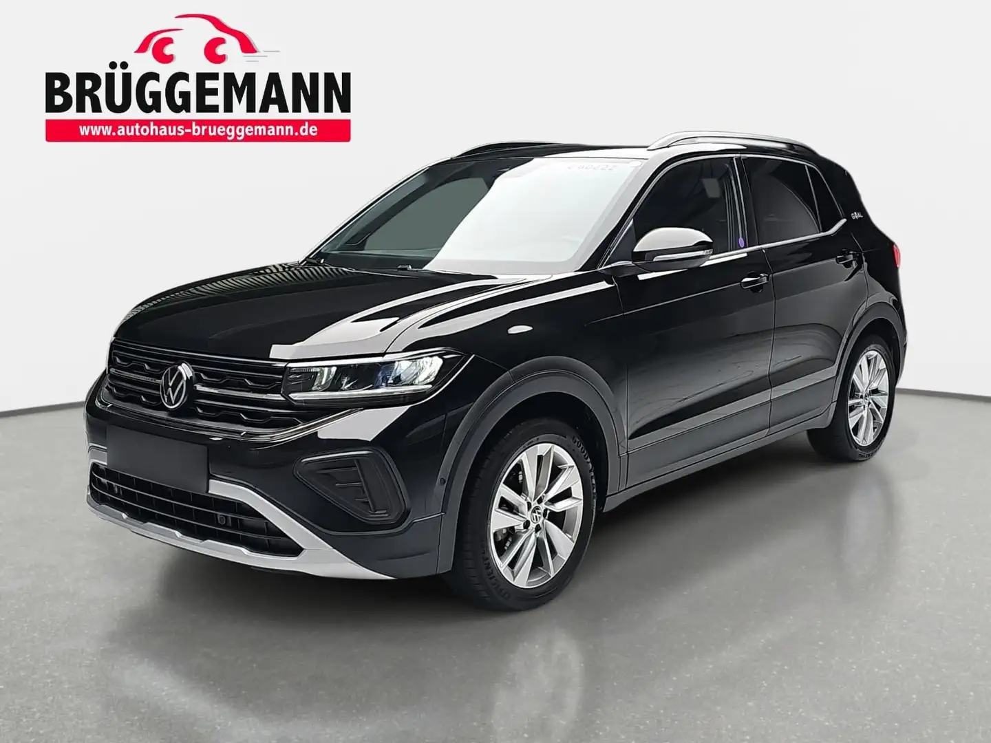 Volkswagen T-Cross T-CROSS 1.0 TSI GOAL NAVI LED KLIMAAUTO ACC P-ASSI Noir - 1