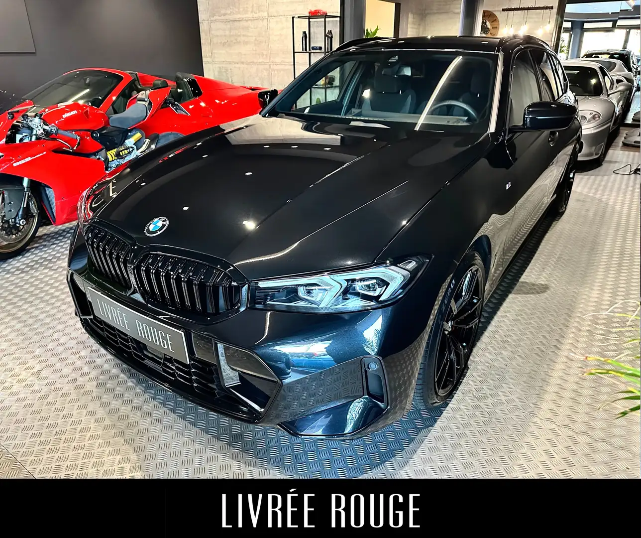 BMW 330 330i Touring xdrive MSport auto Nero - 2