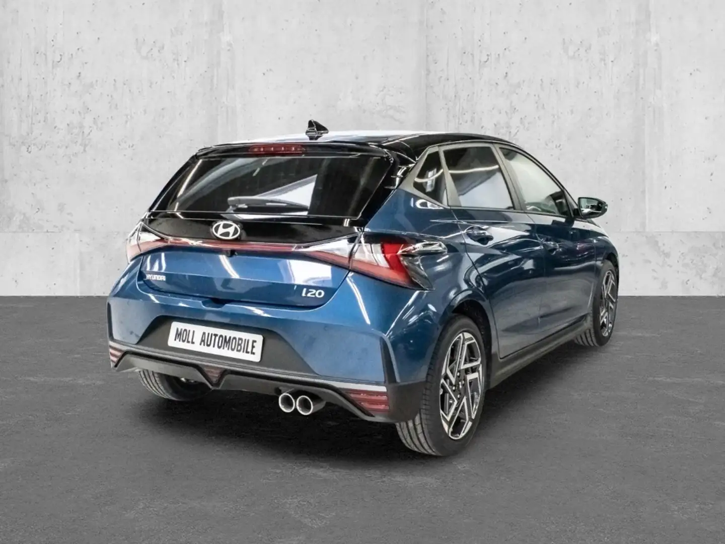 Hyundai i20 N Line Assistenzpaket Dachlackierung Phantom Black Blau - 2