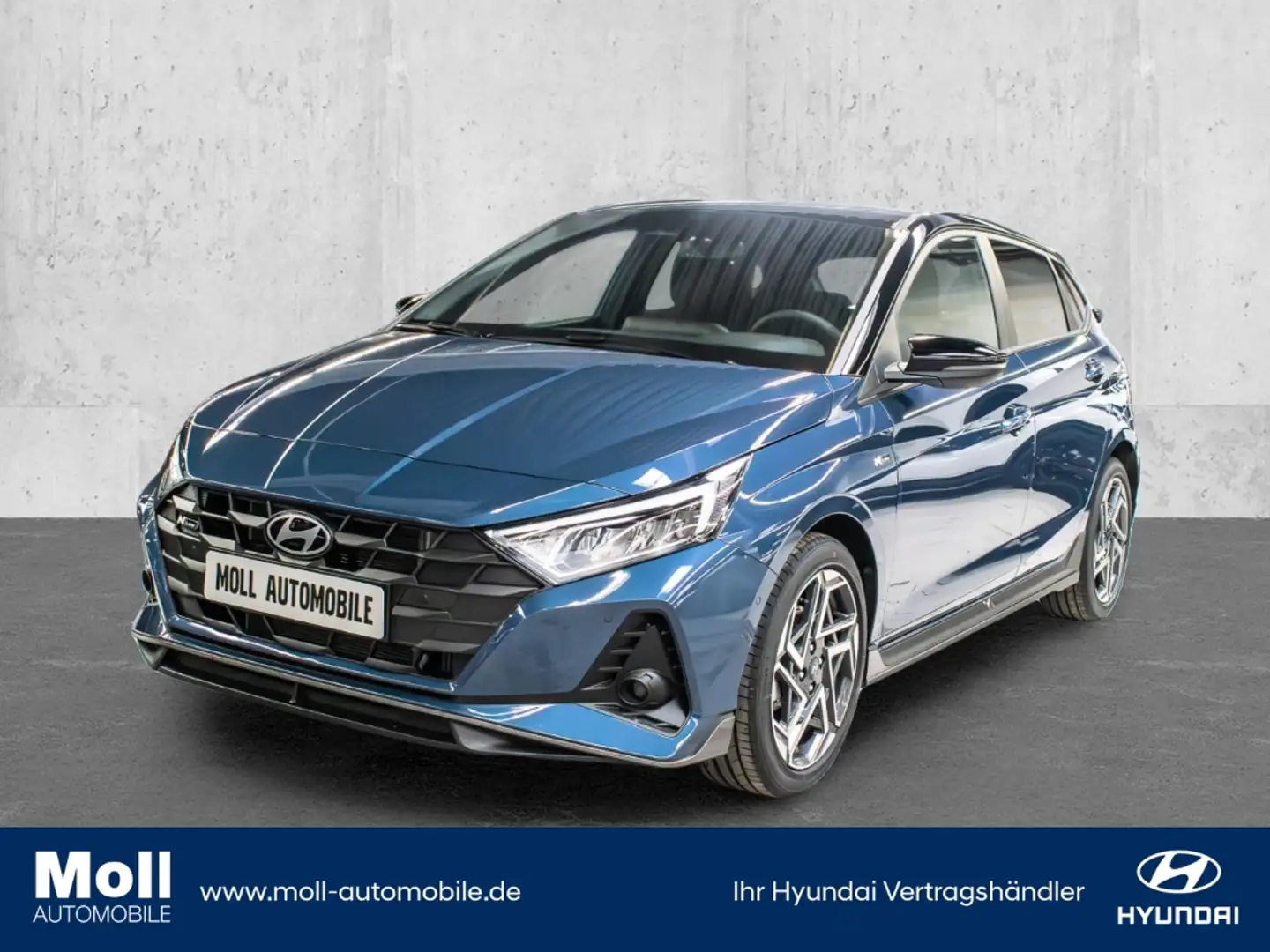 Hyundai i20 N Line Assistenzpaket Dachlackierung Phantom Black Blau - 1