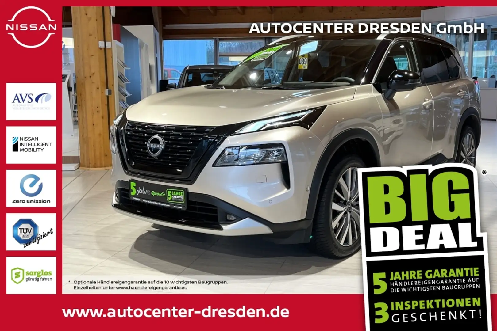 Nissan X-Trail 1.5 VC-T e-Power e-4orce Tekna Kam ACC Schwarz - 1