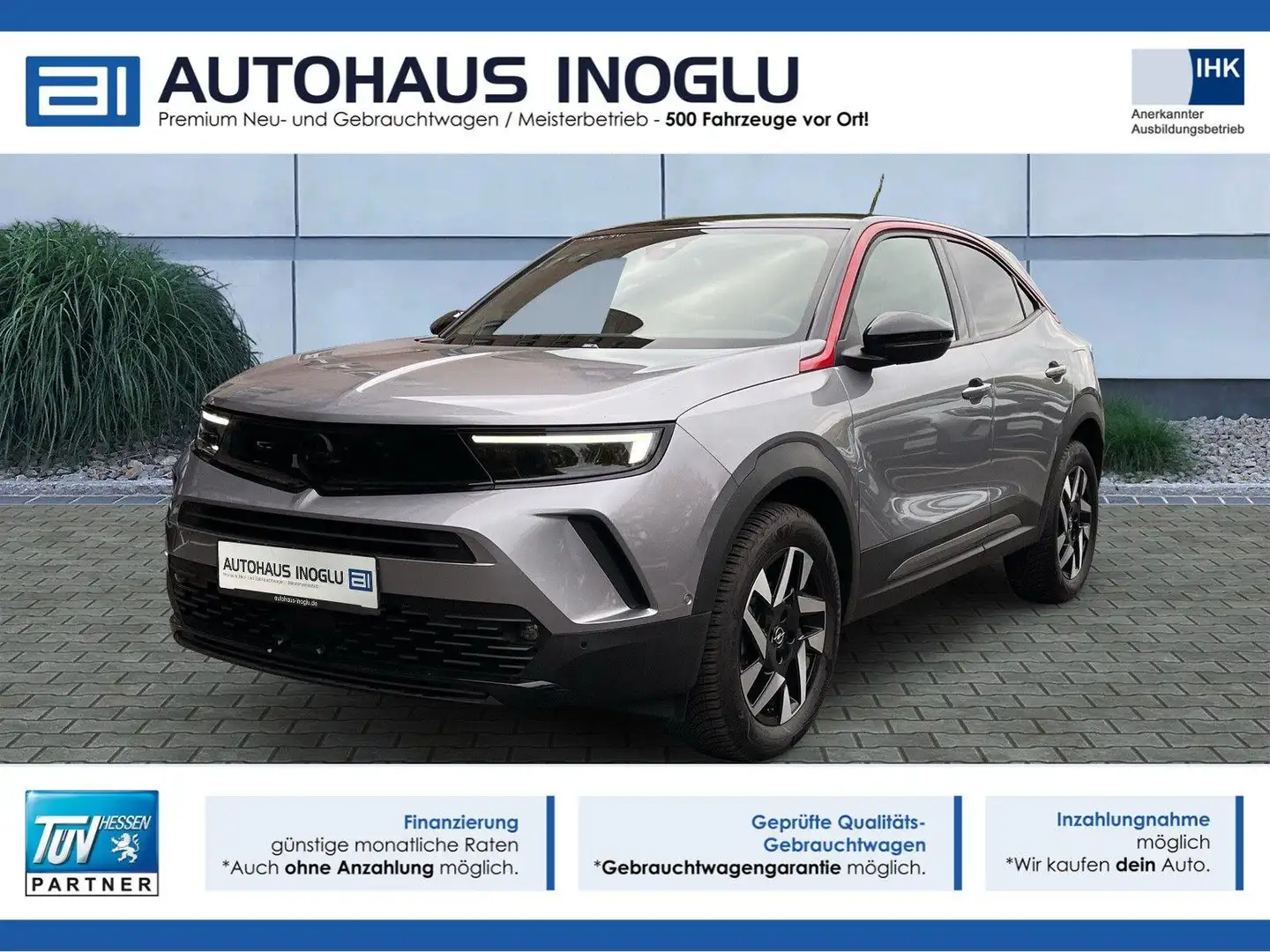 Opel Mokka 1.2 AT*GS Line*RKam*Le/Shz*ACC*LED*Keyless Silber - 1