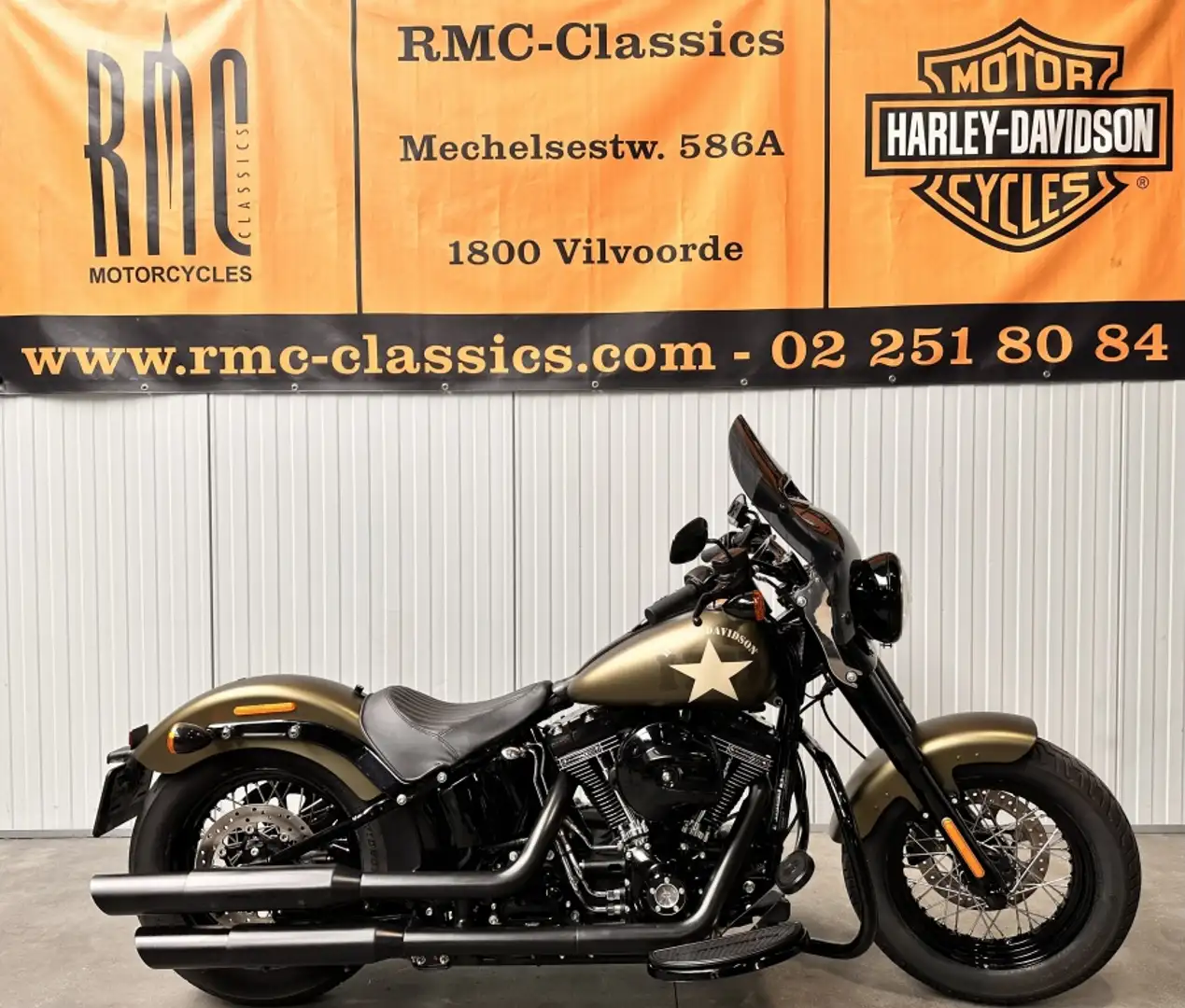 Harley-Davidson Softail Slim Cross 110 Screaming Eagle Groen - 2